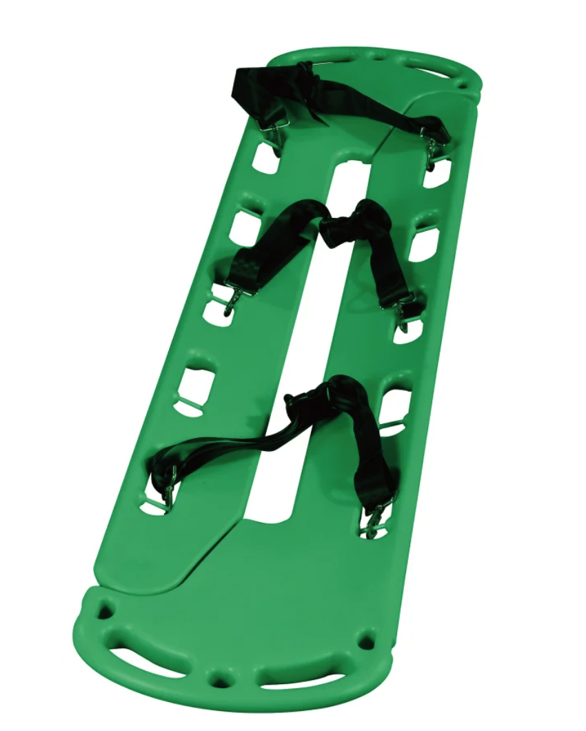 Дошка пластикова для іммобілізації хребта (спінальна дошка), зелена, розбірна